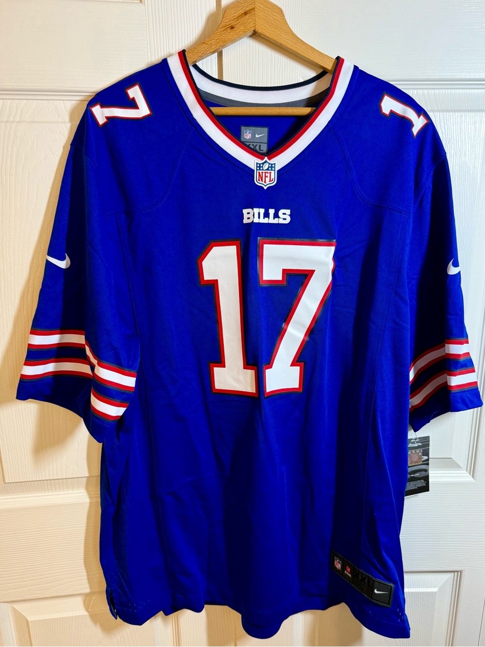 Nike Buffalo Bills #17 Royal Blue Football Jersey size XXL